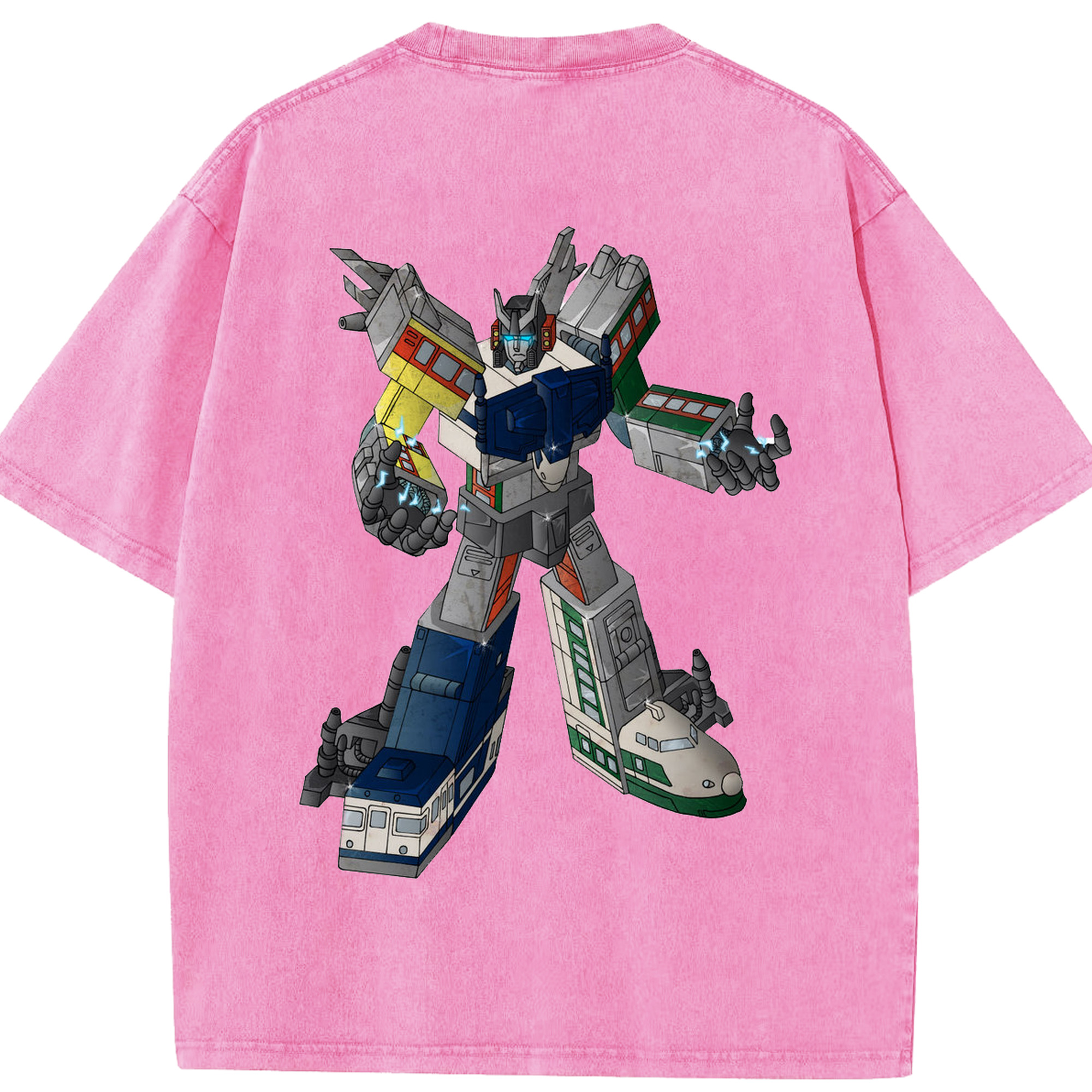 （画像用）  綿100% ヴィンテージ風 半袖Tシャツ（背面プリント）
